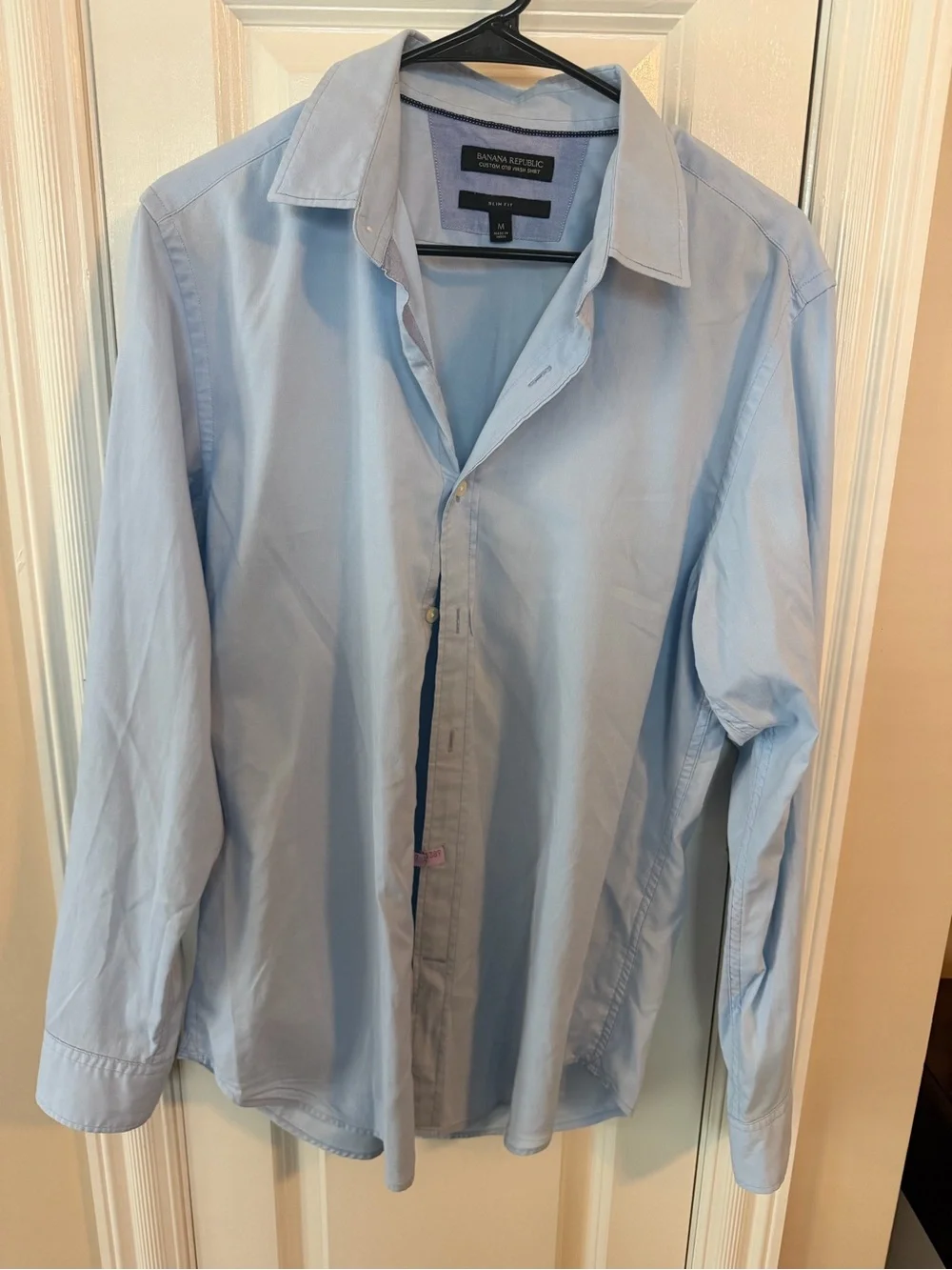Banana Republic Light Blue Men's Button-Down Dress Shirt